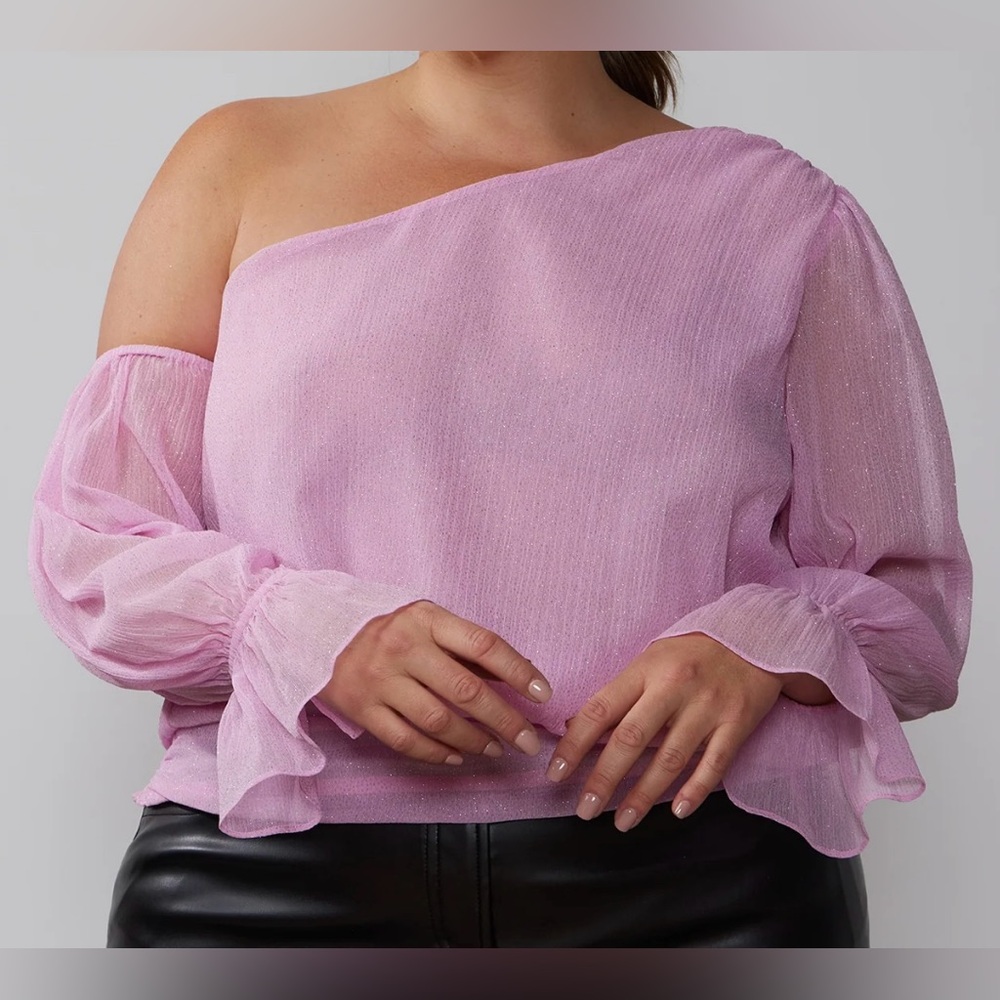 Drama Shimmer Top